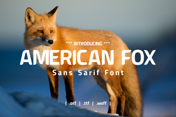American Fox: A Bold Sans Serif Font for Modern Branding