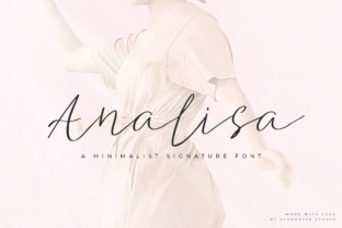 Analisa: A Minimalistic Signature Font for Editorial Design