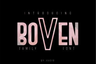 Boven: A Modern Sans Serif for Editorial Impact