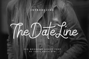Bringing The Date Line Font to Life in Handmade Shops