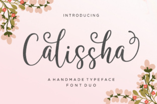 Calissha Duo: A Script Handwritten Font for Modern Web Design