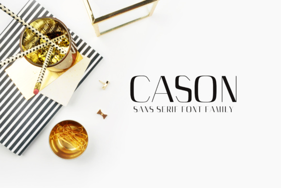 Cason Family: The Modern Sans Serif Font for Bold Branding