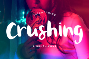 Crushing Font: The Quirky Brush Typeface for Bold Brands