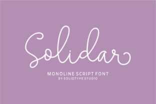 Designing with Solidar: A Modern Script Font for Editors