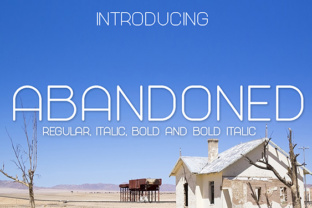 Elevate Editorial Layouts with the Abandoned Typeface