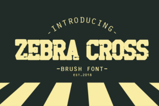 Elevate Editorial Layouts with the Zebra Cross Typeface