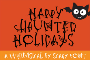 Happy Haunted Holidays Font for Spooky Branding
