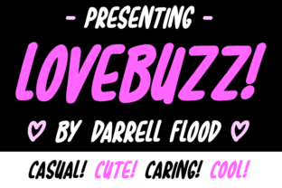 Lovebuzz: A Playful Script Handwritten Font for Makers