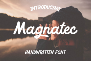 Magnatec: The Handwritten Font for Bold Branding