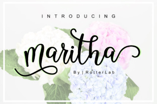 Maritha Script: The Modern Handwritten Font for Designers