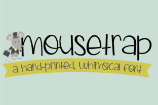 Mousetrap: A Youthful Script Handwritten Font for Campaigns