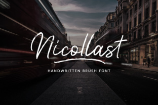 Nicollast: The Handwritten Brush Font for Bold Campaigns
