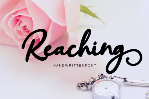 Reaching Script: A Modern Handwritten Font for Branding