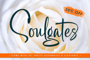 Soulgates: The Modern Brush Script for Handmade Brands