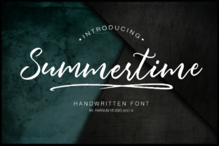 Summertime Script: The Signature Font for Campaigns