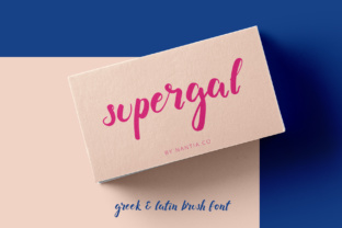 Supergal: A Modern Script Handwritten Font for Branding