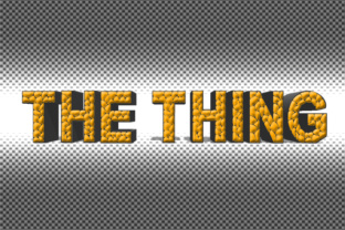 The Thing Font: A Stone-Cold Decorative Masterpiece