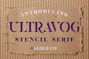 Ultravog: The Stencil Serif Font for Modern Web Headers
