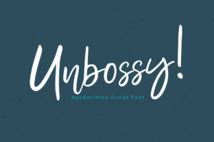Unbossy: The Handwritten Script Font for Modern Web Design