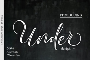 Under Script: The Handwritten Typeface for Scroll-Stopping Brands