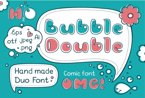 Using Bubble Double Duo for Playful Branding Projects