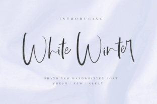 White WInter: The Ultimate Script Font for Elegant Branding
