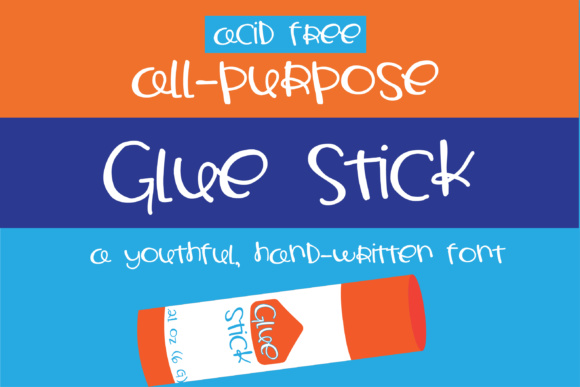 ZP Glue Stick: The Perfect Script Handwritten Font for Crafters